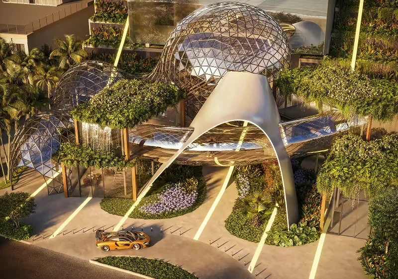 Senna Tower, render do empreendimento na Barra Sul de BC