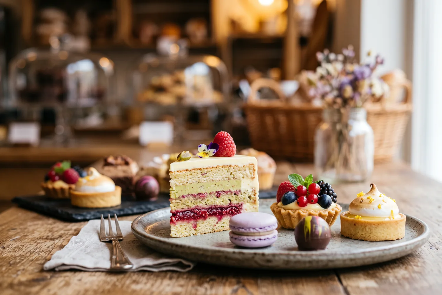Doces e tortas de confeitaria artesanal, imagem ilustrativa